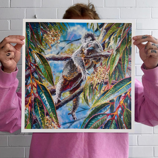 Sleepy Koala - Giclée Print