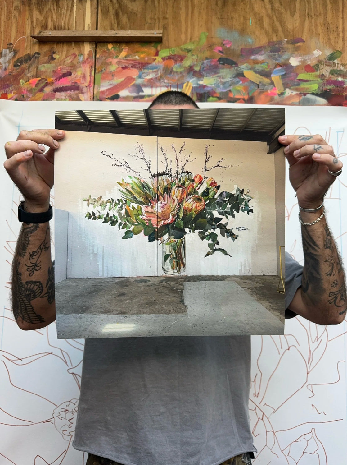 Noosa Bouquet - Giclée Print
