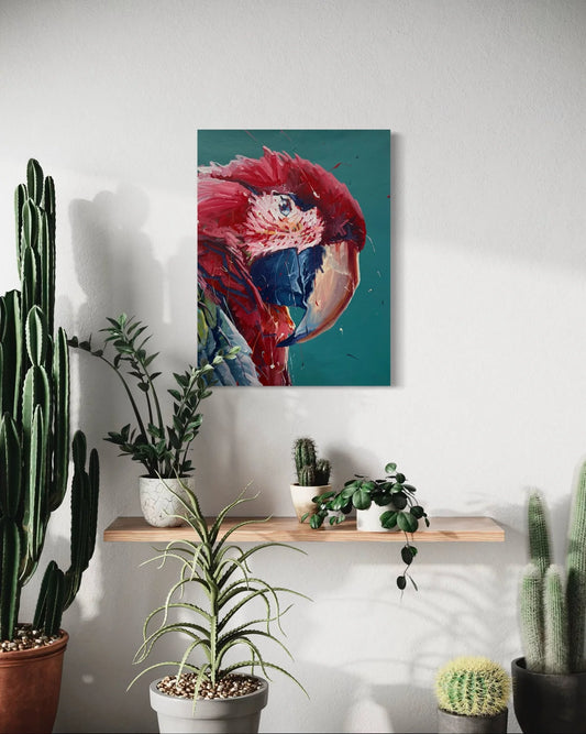Red Macaw - Original Artwork