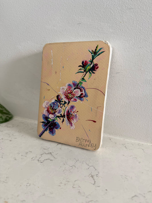 Tea tree - Hand Embellished Tile