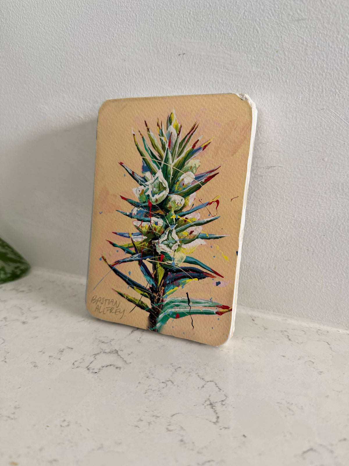 Urn Heath - Hand Embellished Tile