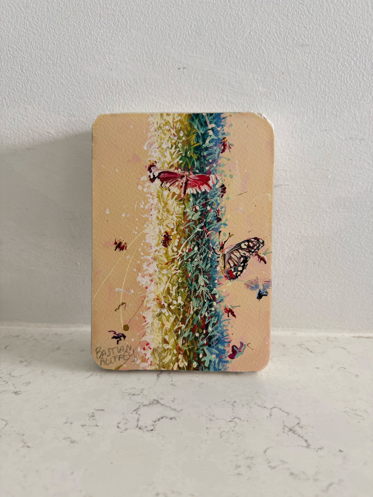 Xanthorrhoea - Hand Embellished Tile