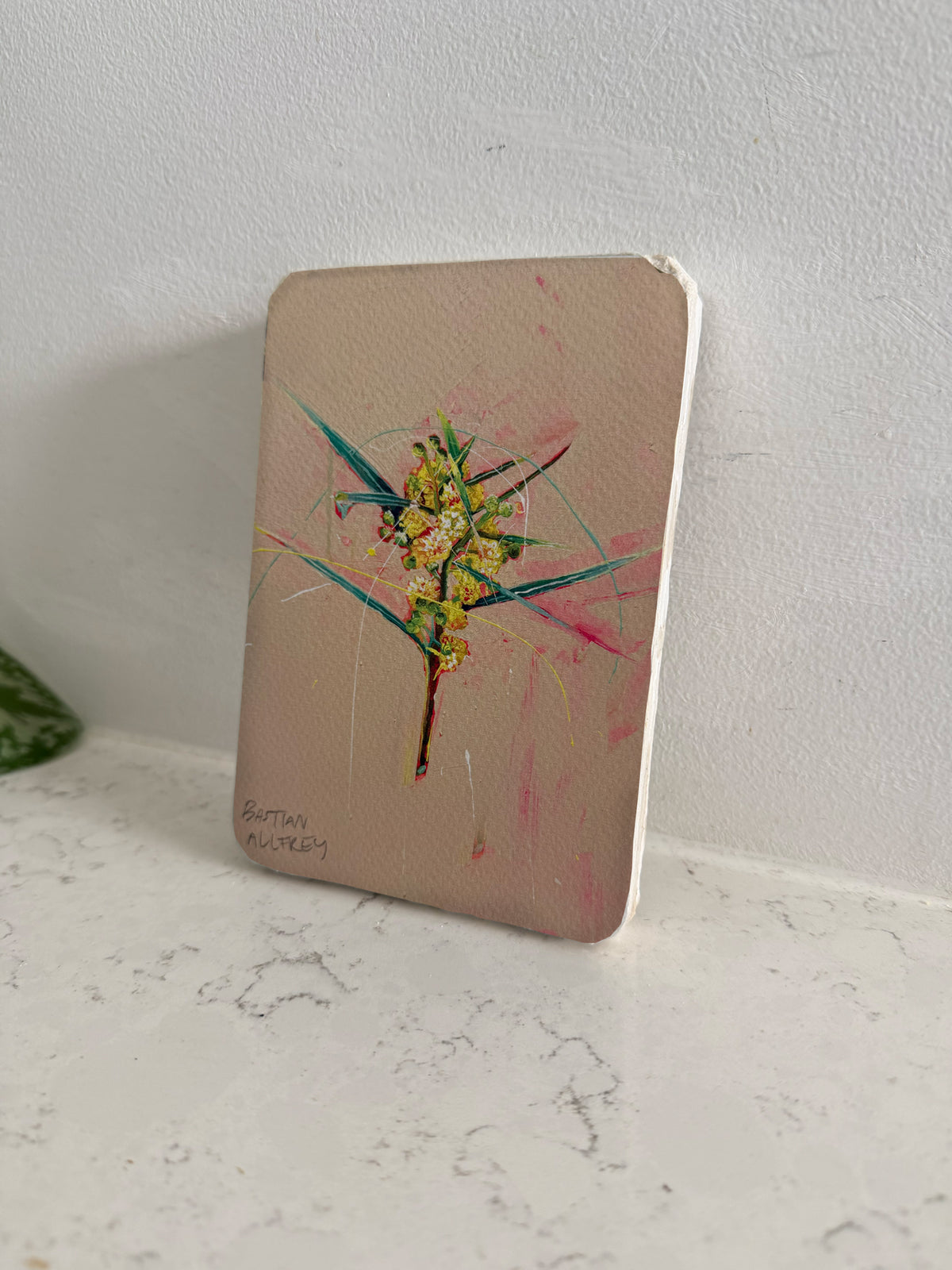 Acacia - Hand Embellished Tile
