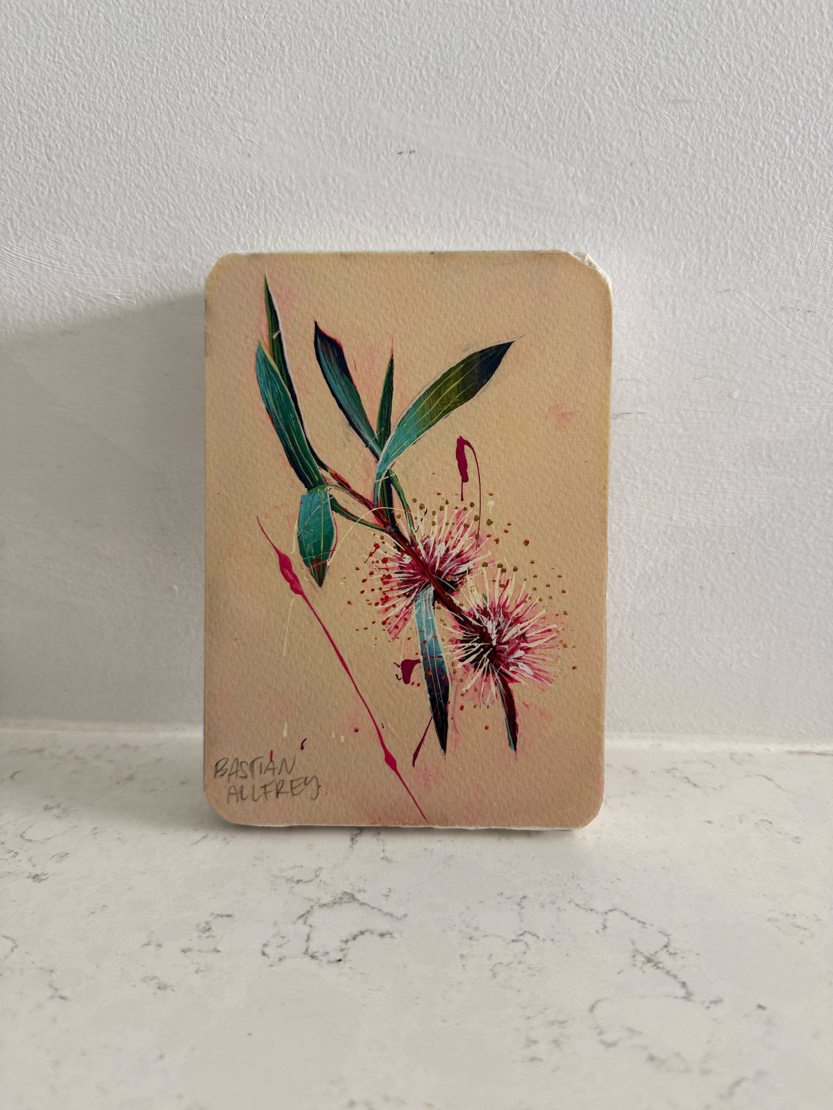Hakea - Hand Embellished Tile