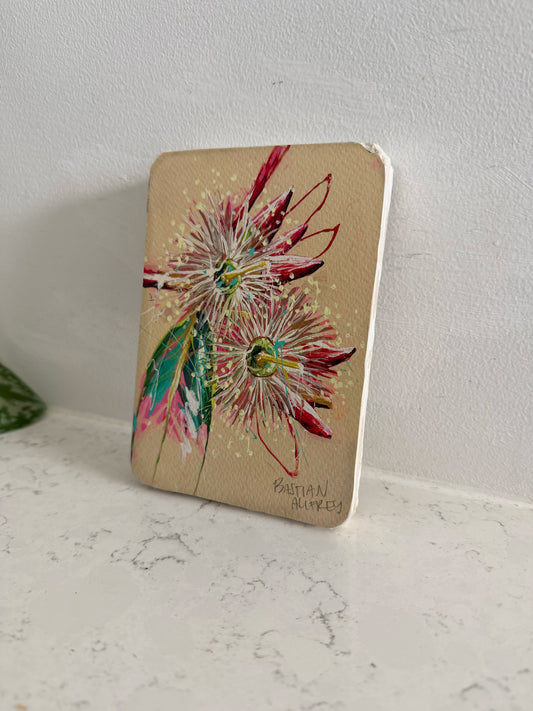 Jarrah Blossom - Hand Embellished Tile
