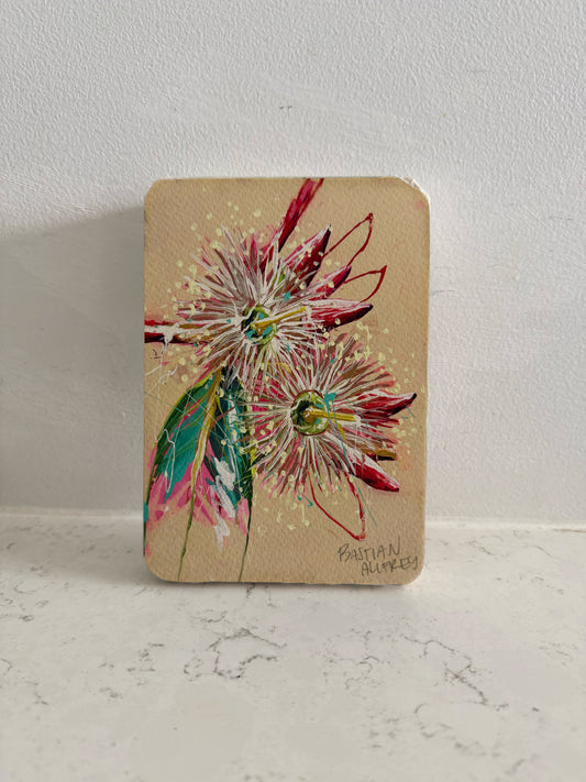 Jarrah Blossom - Hand Embellished Tile