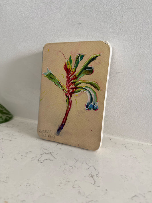 Kangaroo Paw - Hand Embellished Tile