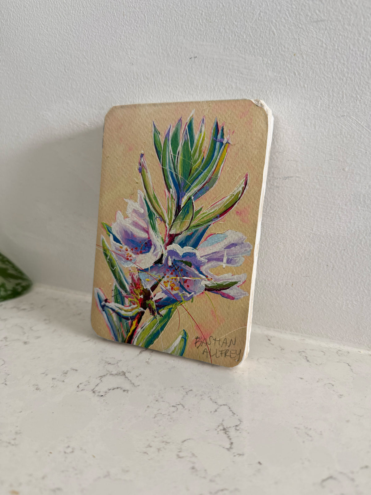 Naringa - Hand Embellished Tile